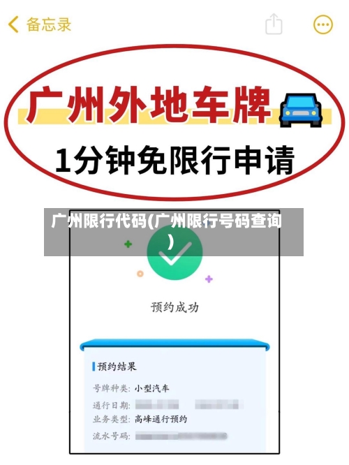 广州限行代码(广州限行号码查询)
