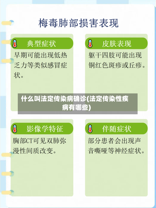 什么叫法定传染病确诊(法定传染性疾病有哪些)