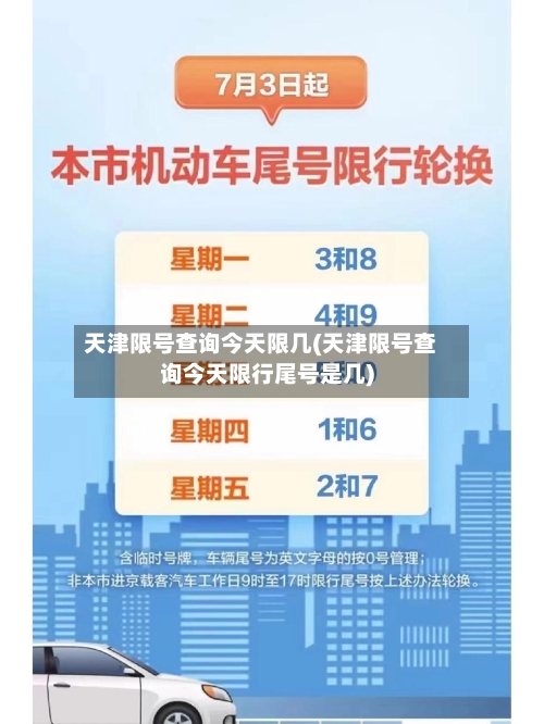 天津限号查询今天限几(天津限号查询今天限行尾号是几)-第2张图片