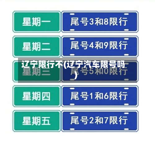辽宁限行不(辽宁汽车限号吗)