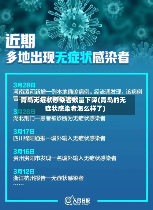 青岛无症状感染者数量下降(青岛的无症状感染者怎么样了)
