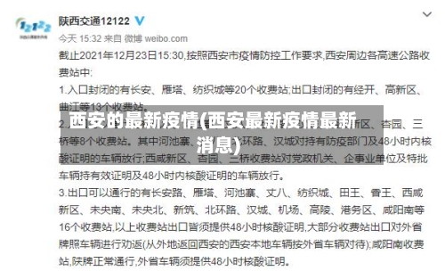西安的最新疫情(西安最新疫情最新消息)-第3张图片